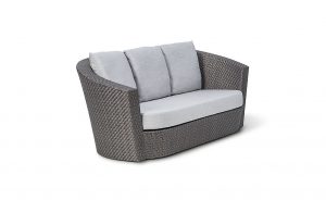 OHMM Outdoor Cala 2 Seater Sofa With Cushions