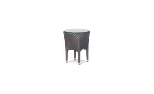 OHMM Fiesta Side Table Round with Glass