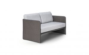 OHMM Outdoor Horizon 2 Seater Sofa With Cushions
