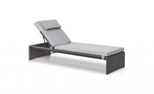 OHMM Outdoor Horizon Sun Lounger With Cushion And Headrest
