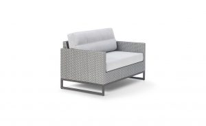 OHMM Outdoor Mantra 2 Seater Sofa With Cushions