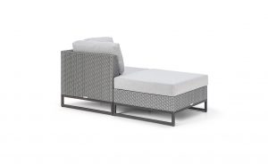 OHMM Outdoor Mantra Chaise Longue Right With Cushions