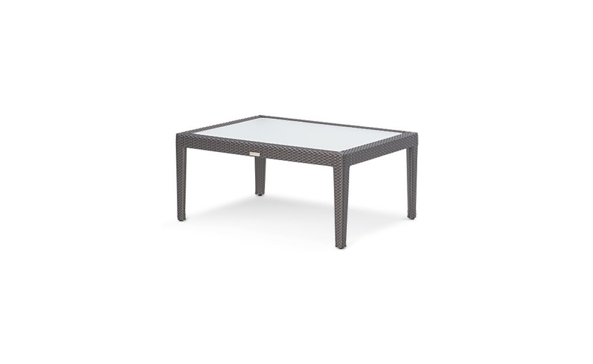 OHMM Outdoor Maximus Coffee Table Rectangular With Frosted Tempered Glass Insert