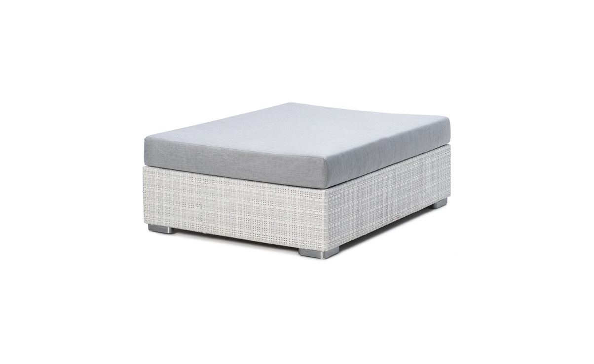 OHMM Outdoor Modulo Backless Module / Ottoman Large With Cushion