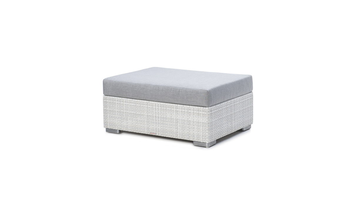 OHMM Outdoor Modulo Backless Module / Ottoman Small With Cushion