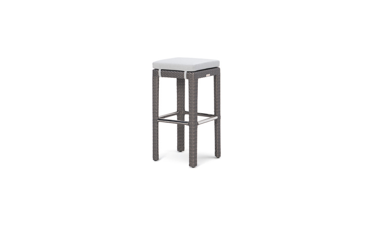 OHMM Outdoor Palm Bar Stool With Cushion