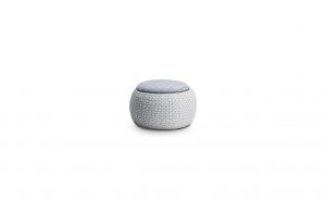 OHMM Outdoor Sol Ottoman Small With Cushion